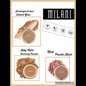 New*Milani Instant Glowing Powder,Silky Bronzer &